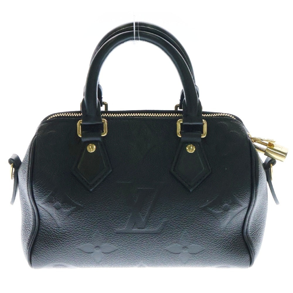 LOUIS VUITTON(ルイヴィトン) モノグラム アンプラント スピーディーバンドリエール20 レザー2WAYハンドバッグ ショルダーバッグ ブラック M58953