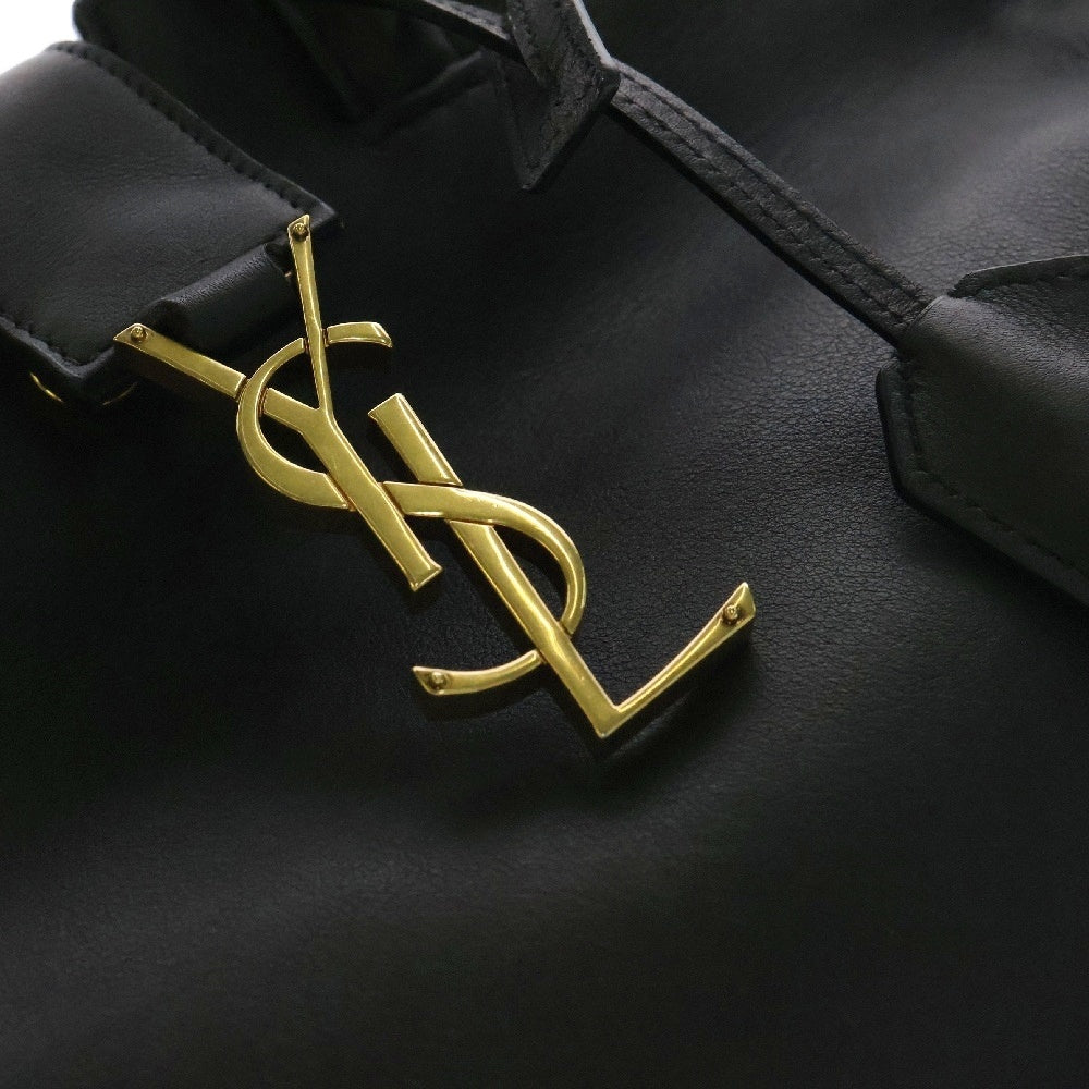 SAINT LAURENT PARIS(サンローランパリ) ダウンタウン カバス 2wayバッグ ショルダーバッグ ハンドバッグ ブラック×ブラウン 436832