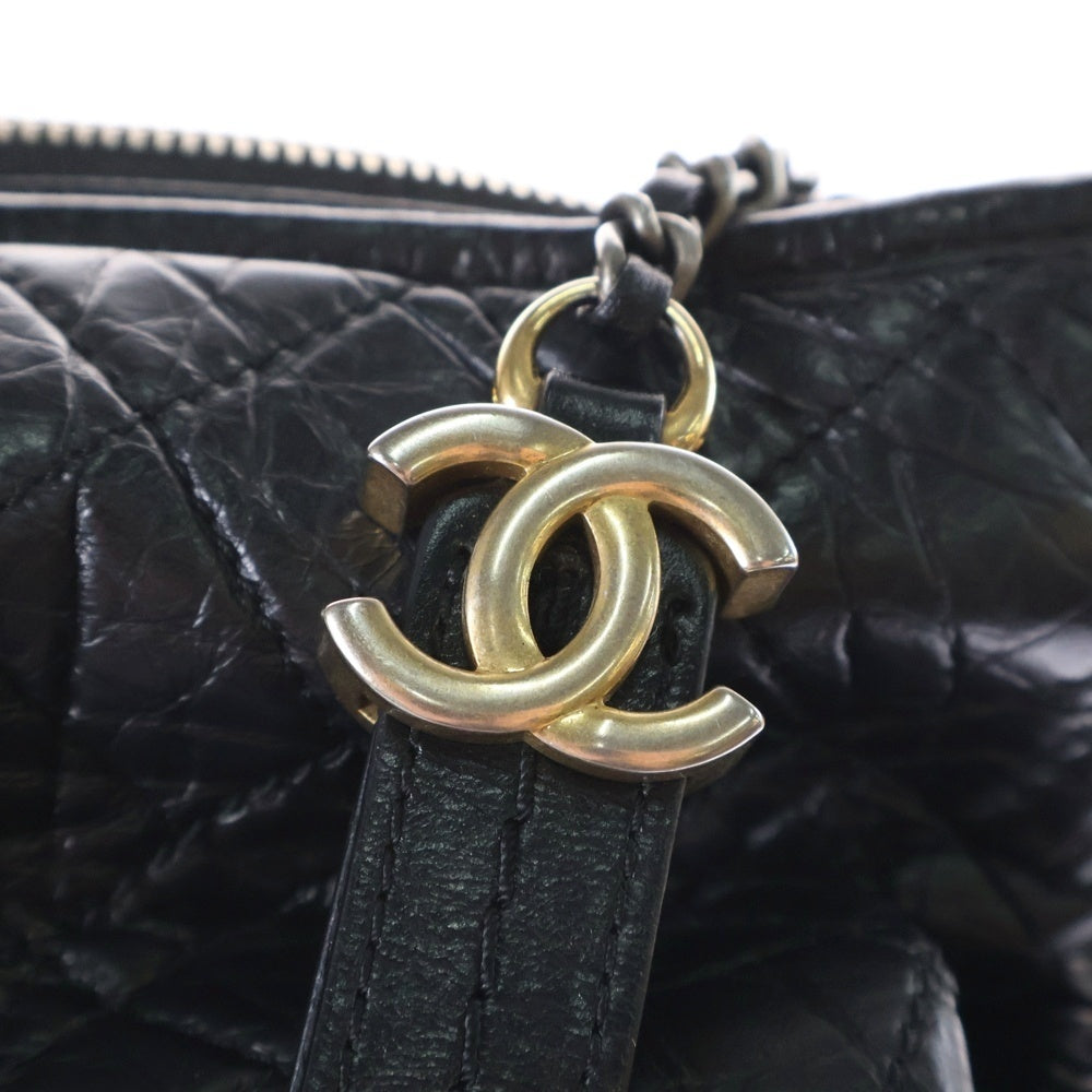 CHANEL(シャネル) ガブリエル ドゥ シャネル ココマーク ラムスキン チェーンショルダーバッグ ブラック レディース