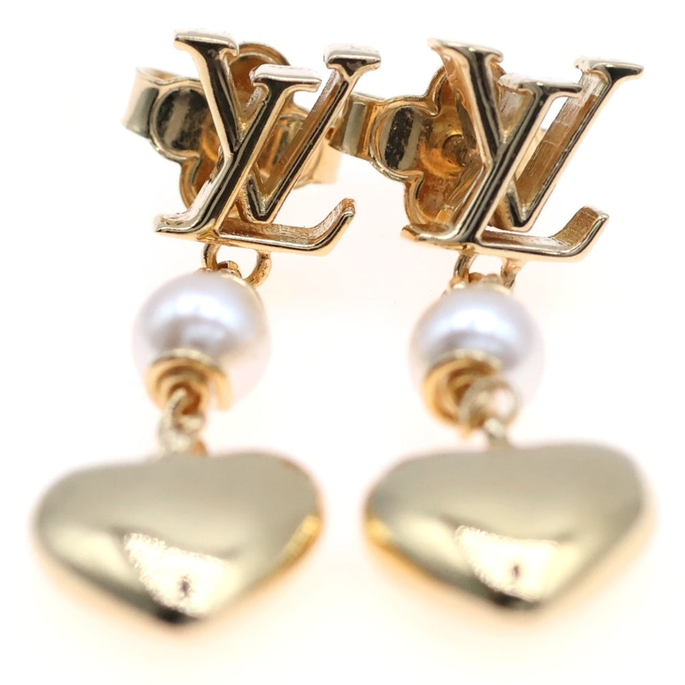 LOUIS VUITTON(ルイヴィトン) ハートモチーフ パール ピアス
