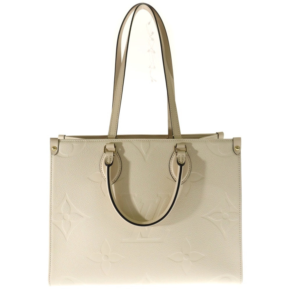 LOUIS VUITTON(ルイヴィトン) モノグラム アンプラント オンザゴー MM レザー2WAYハンドバッグ トートバッグ アイボリー M46531