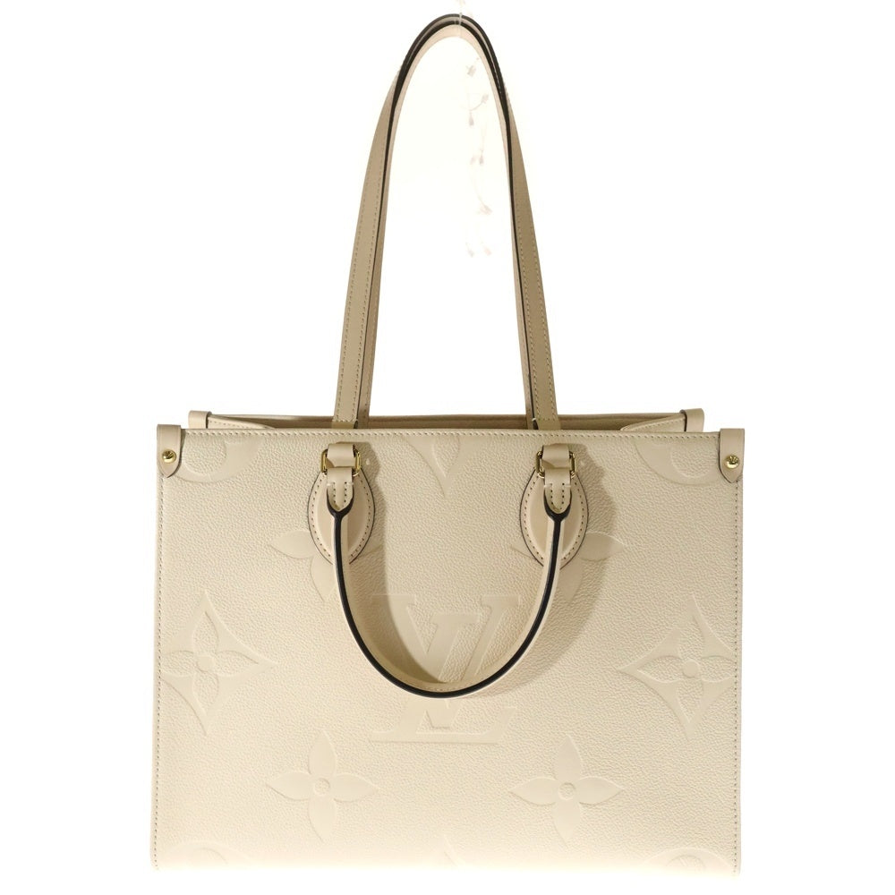 LOUIS VUITTON(ルイヴィトン) モノグラム アンプラント オンザゴー MM レザー2WAYハンドバッグ トートバッグ アイボリー M46531