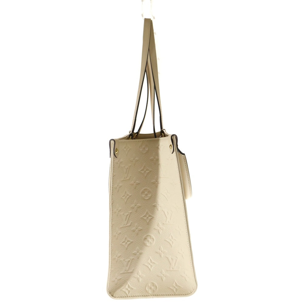 LOUIS VUITTON(ルイヴィトン) モノグラム アンプラント オンザゴー MM レザー2WAYハンドバッグ トートバッグ アイボリー M46531