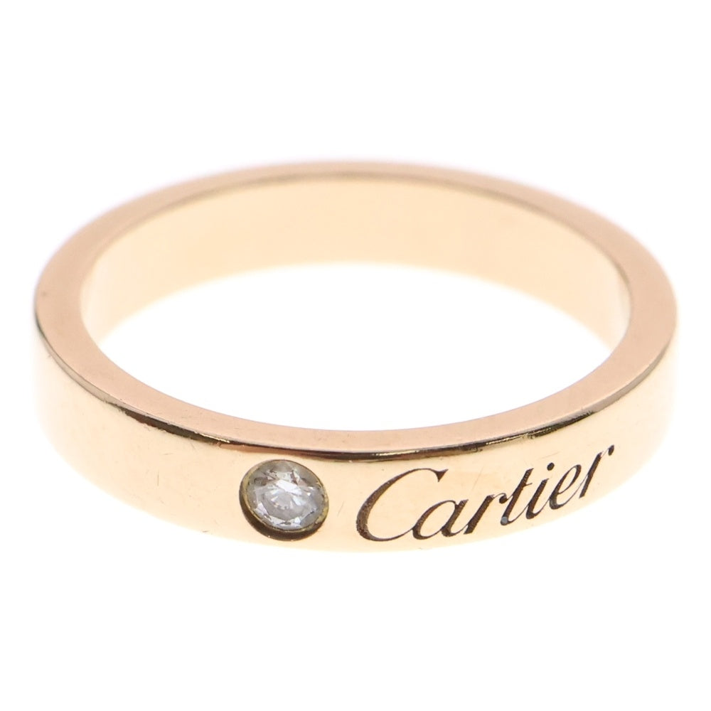 Cartier(カルティエ) シードゥカルティエ エングレーブド 1Pダイヤ リング Au750 PG ピンクゴールド 指輪 ジュエリー
