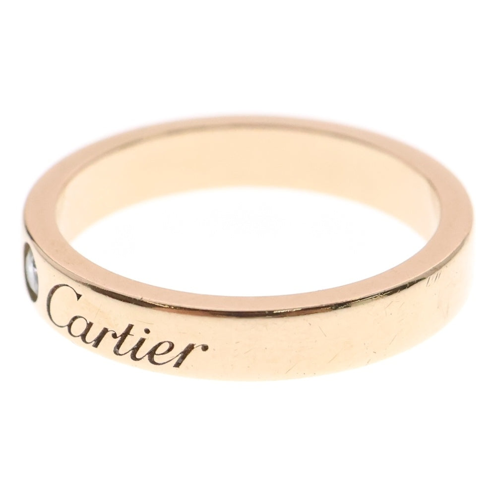 Cartier(カルティエ) シードゥカルティエ エングレーブド 1Pダイヤ リング Au750 PG ピンクゴールド 指輪 ジュエリー