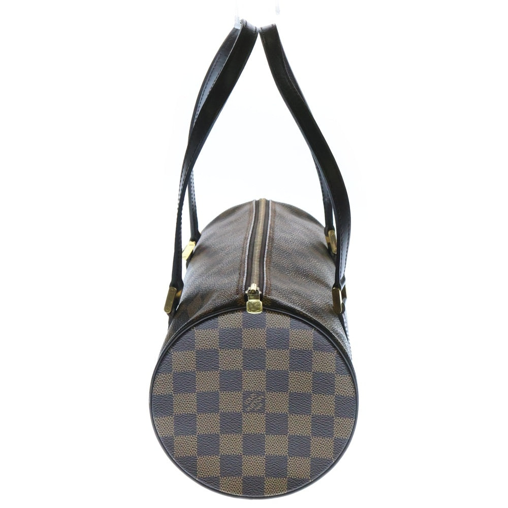 LOUIS VUITTON(ルイヴィトン) ダミエ パピヨン ポーチ付き ハンドバッグ ブラウン PVCレザー N41210