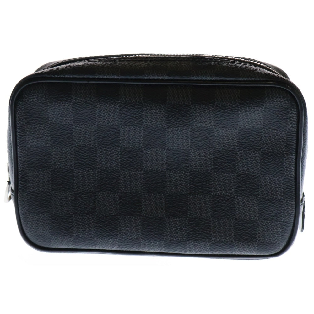LOUIS VUITTON(ルイヴィトン) トゥルーストワレPM ダミエグラフィット キャンバス レザー ポーチ ブラック/グレー N47522