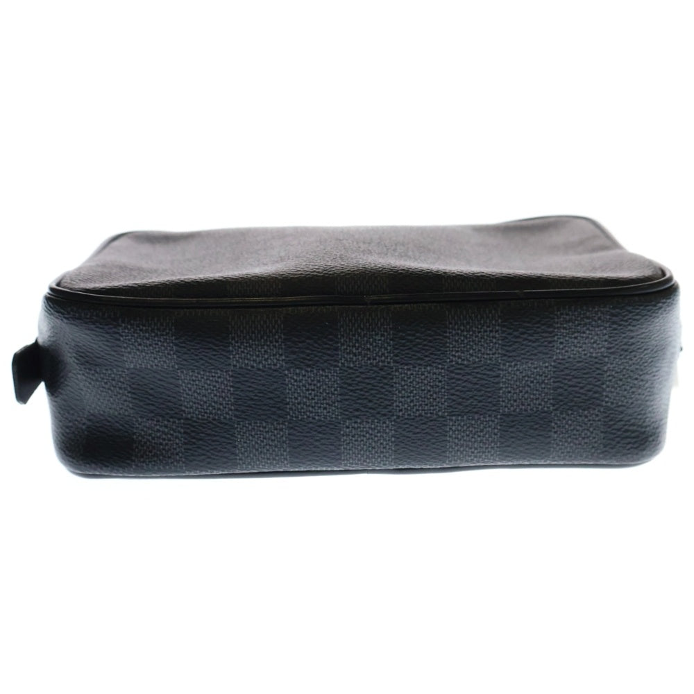 LOUIS VUITTON(ルイヴィトン) トゥルーストワレPM ダミエグラフィット キャンバス レザー ポーチ ブラック/グレー N47522
