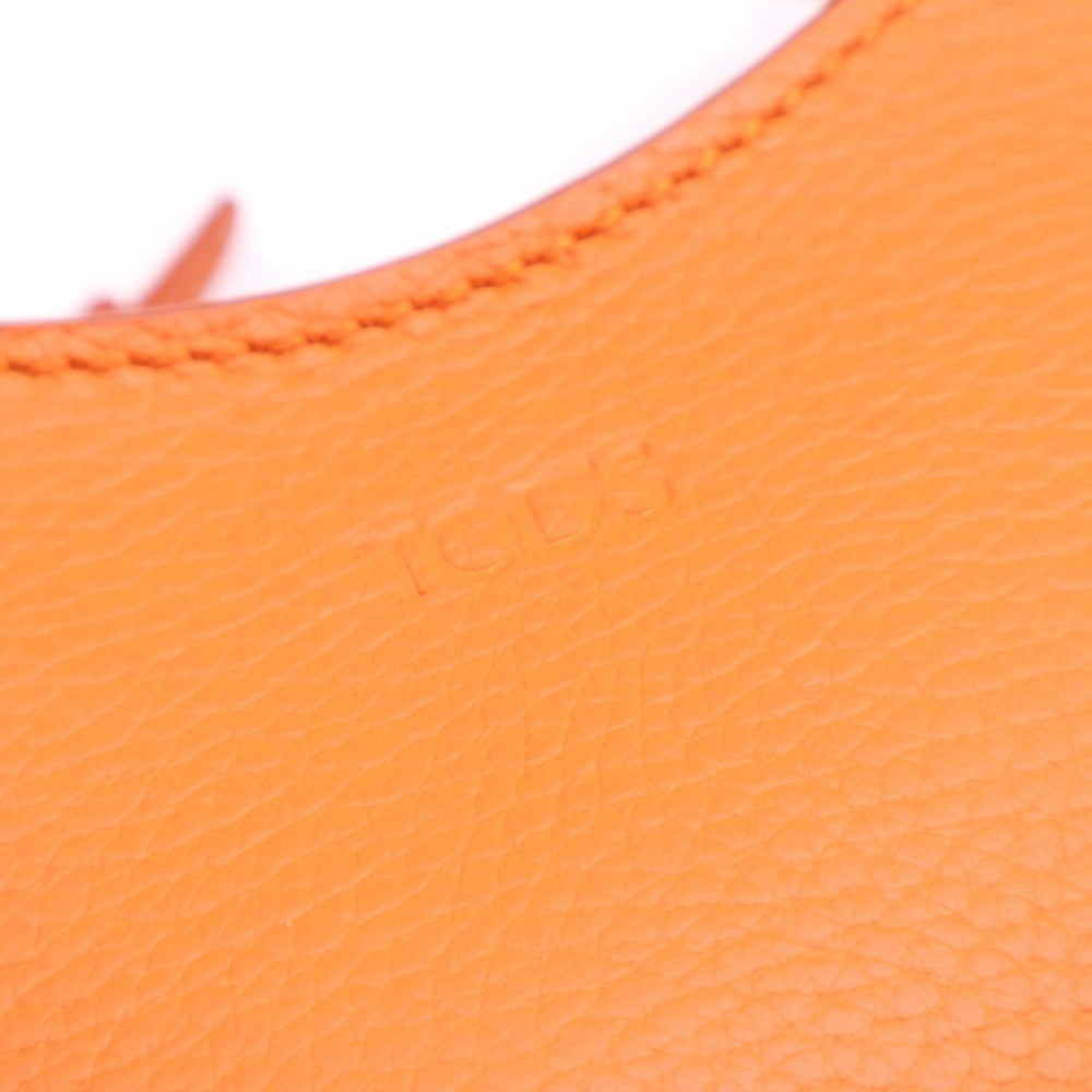 TOD'S(トッズ) オーボエ ホーボー レザー ワンショルダーバッグ オレンジ レディース
