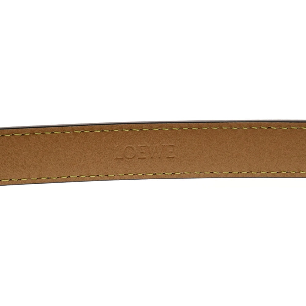LOEWE(ロエベ) アナグラム ベルト ベージュ ゴールド金具 レディース