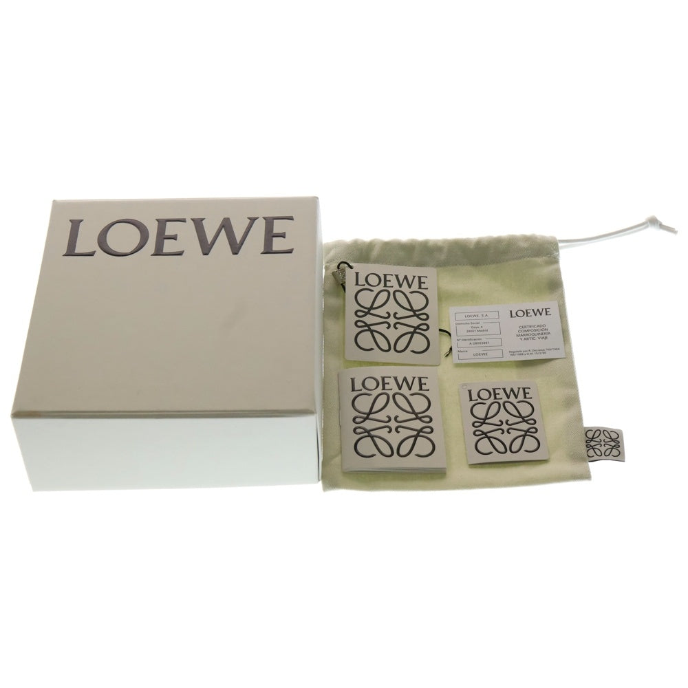 LOEWE(ロエベ) アナグラム ベルト ベージュ ゴールド金具 レディース