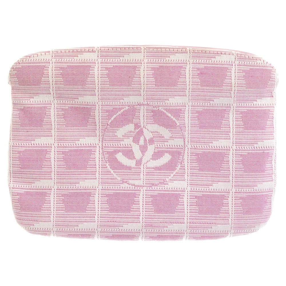 CHANEL(シャネル) ニュートラベルライン ココマーク ポーチ 収納 ケース ピンク