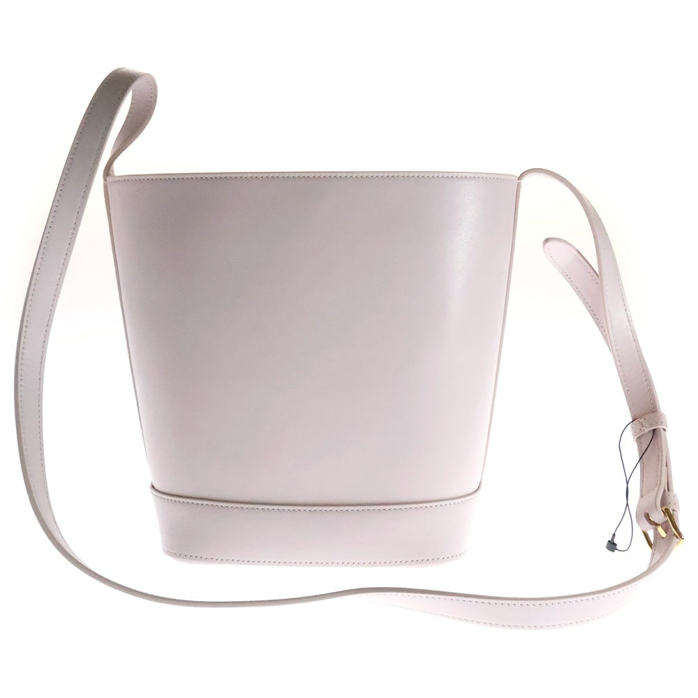 CELINE(セリーヌ) キュイル トリオンフ スモール バケット ベビーピンク レザー ショルダーバッグ