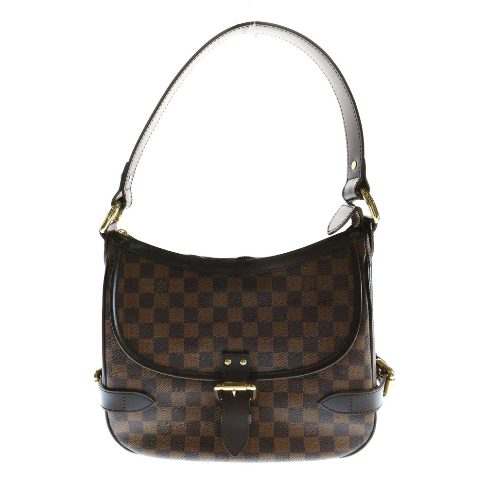 LOUIS VUITTON(ルイヴィトン) ダミエ エベヌ ハイバリー レザーワンショルダーバッグ ハンドバッグ ブラウン レディース N51200