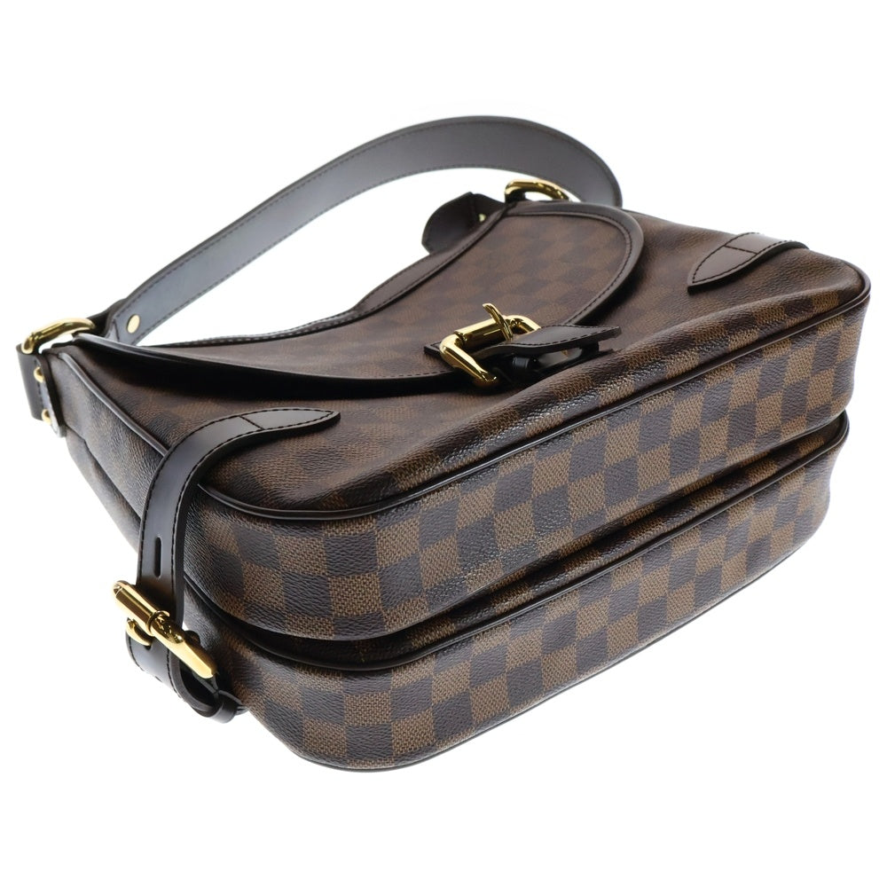 LOUIS VUITTON(ルイヴィトン) ダミエ エベヌ ハイバリー レザーワンショルダーバッグ ハンドバッグ ブラウン レディース N51200