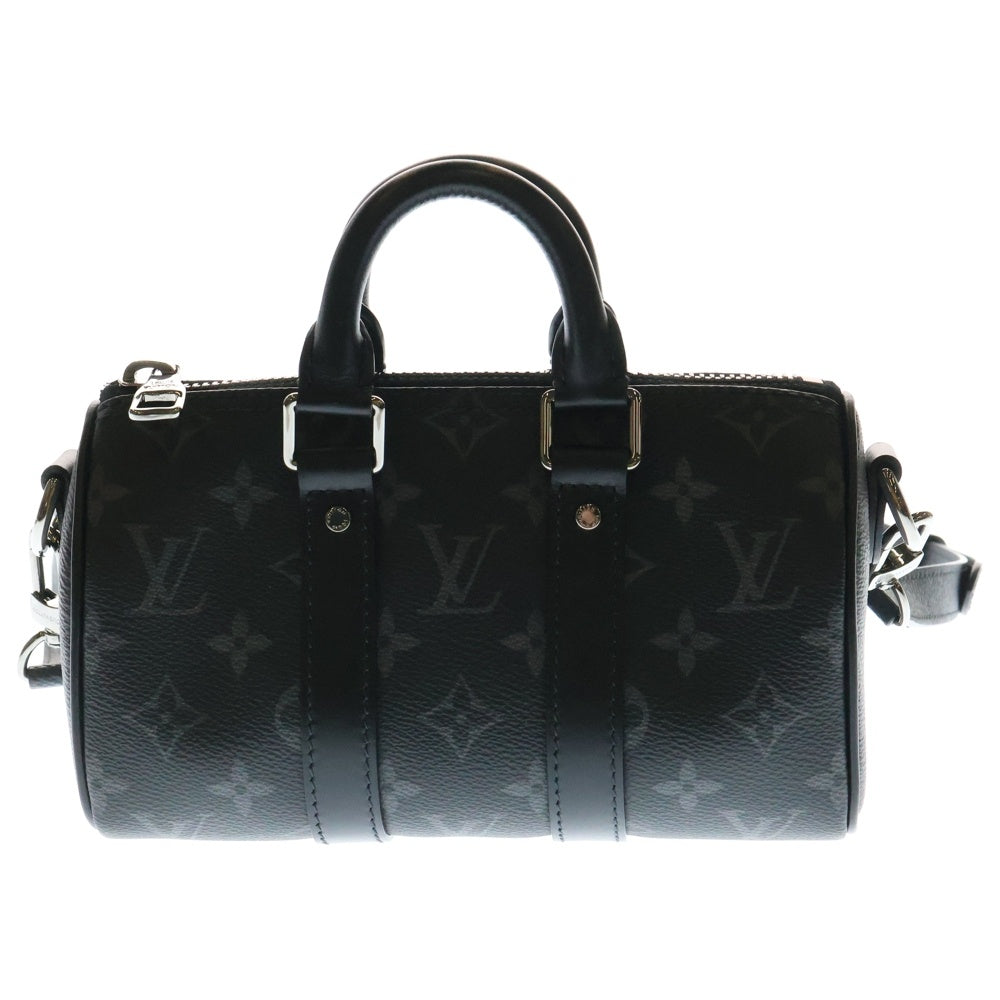 LOUIS VUITTON(ルイヴィトン) モノグラムエクリプス リバース キーポルXS 2WAY レザーハンドバッグ ショルダーバッグ ブラック M45947