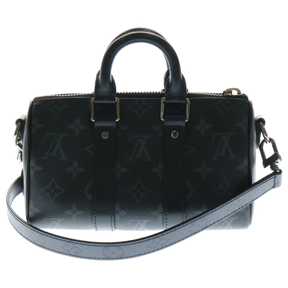 LOUIS VUITTON(ルイヴィトン) モノグラムエクリプス リバース キーポルXS 2WAY レザーハンドバッグ ショルダーバッグ ブラック M45947
