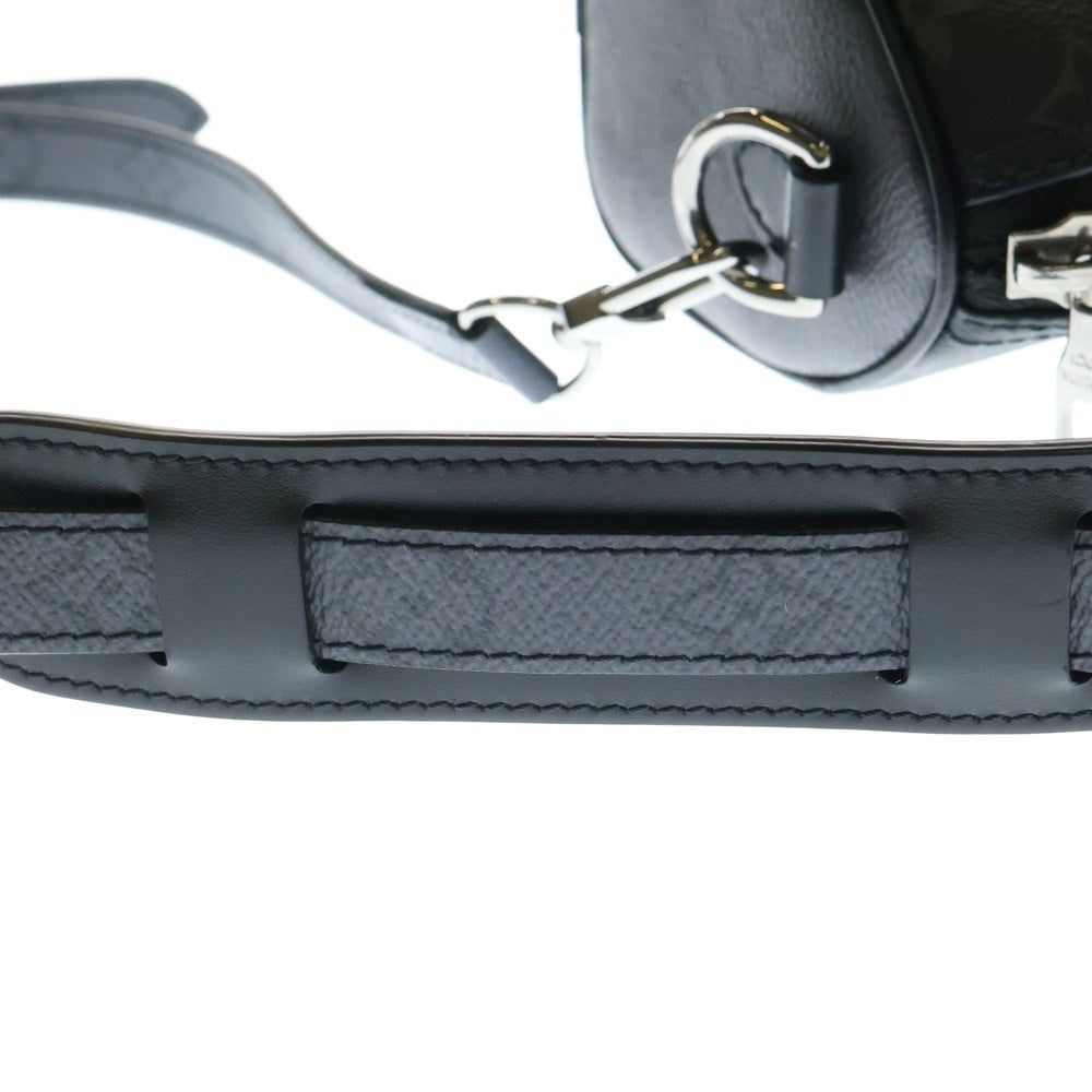 LOUIS VUITTON(ルイヴィトン) モノグラムエクリプス リバース キーポルXS 2WAY レザーハンドバッグ ショルダーバッグ ブラック M45947