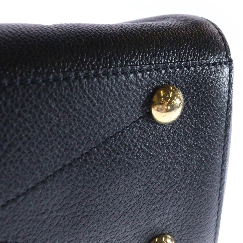 LOUIS VUITTON(ルイヴィトン) モノグラムアンプラント モンテーニュBB ハンドバッグ ブラック レザー RFID M45778
