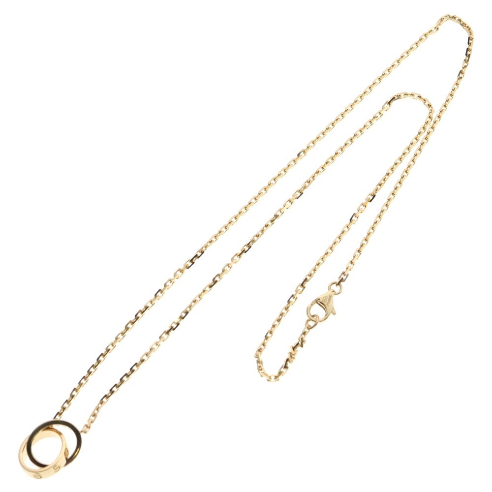 Cartier(カルティエ) ベビーラブ ダイヤ ネックレス Au750 K18 PG ピンクゴールド ペンダント