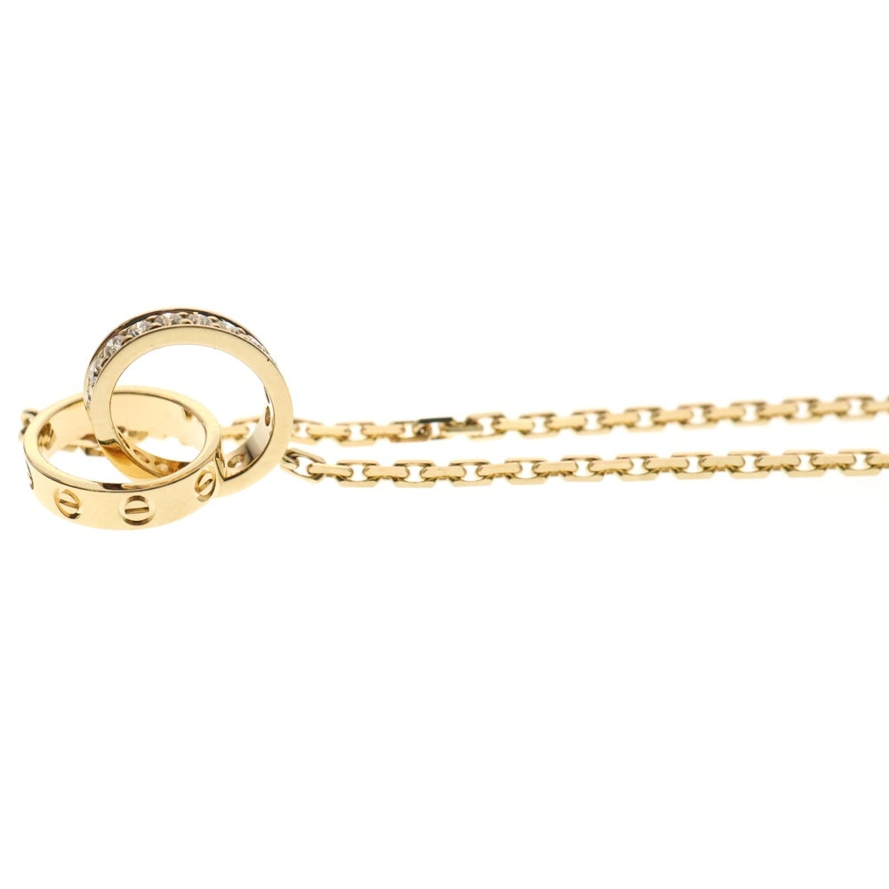 Cartier(カルティエ) ベビーラブ ダイヤ ネックレス Au750 K18 PG ピンクゴールド ペンダント