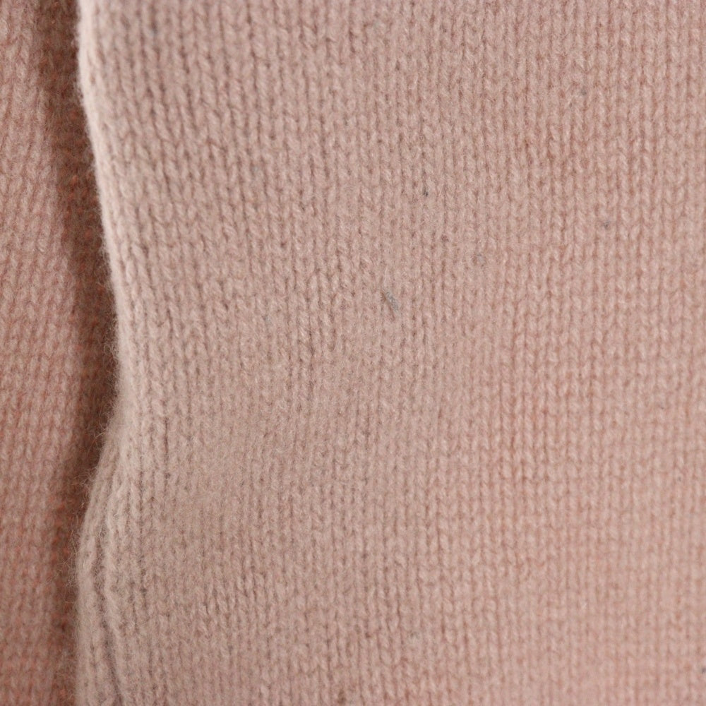 Christian Dior(クリスチャンディオール) J'ADIOR ナンバリング カシミヤ クルーネック ショート丈 クロップド 長袖ニット セーター ピンク レディース 914S60TM013
