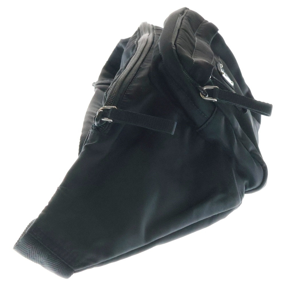 PRADA(プラダ) ボディバッグ ウエストバッグ ショルダーバッグ ブラック ロゴ三角プレート シルバー金具 ナイロン 2VL005