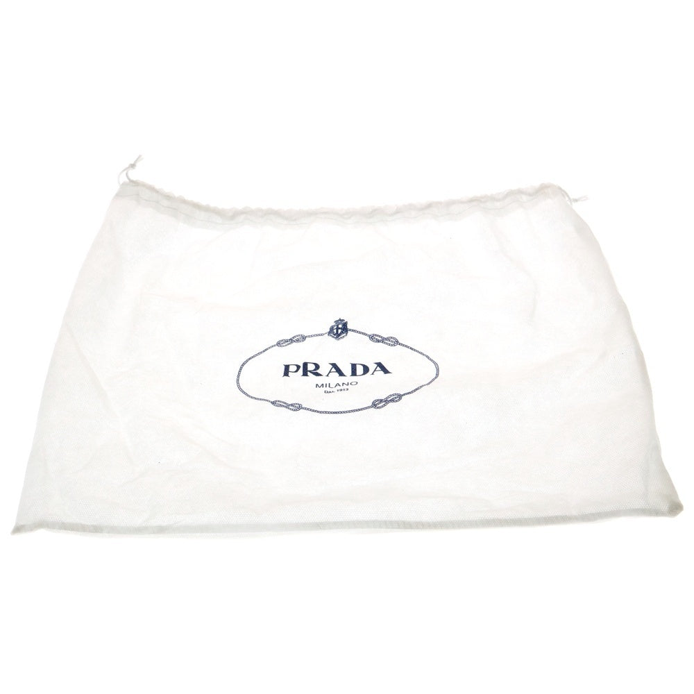 PRADA(プラダ) ボディバッグ ウエストバッグ ショルダーバッグ ブラック ロゴ三角プレート シルバー金具 ナイロン 2VL005