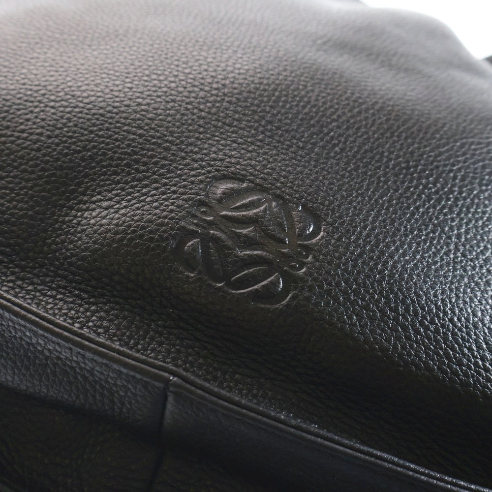 LOEWE(ロエベ) フラメンコ ショルダーバック フリンジ ブラック シルバー金具 レザー