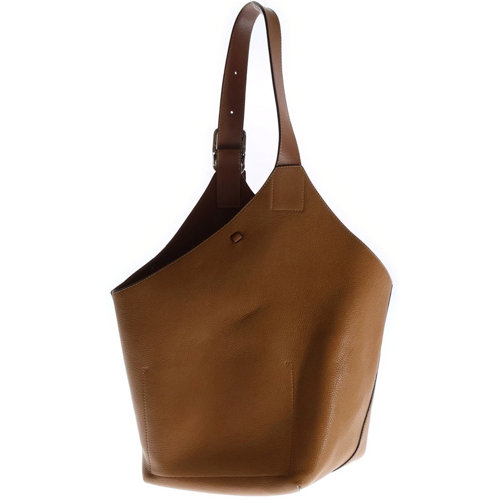 LOEWE(ロエベ) バルーンバッグ トートバッグ ハンドバッグ ブラウン レザー シルバー金具
