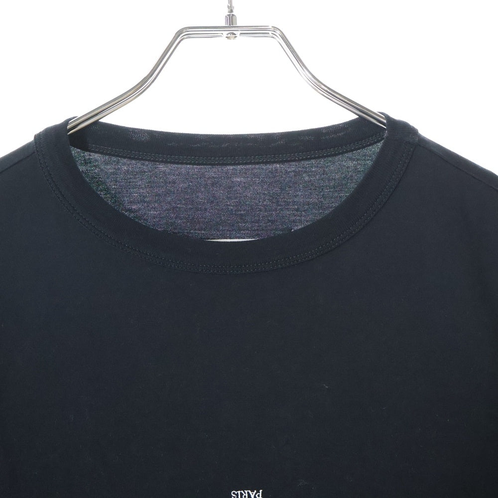Maison Margiela 10(メゾン マルジェラ) 23SS 反転ミニロゴ刺繍 半袖Tシャツ カットソー ブラック S30GC0701 S22816