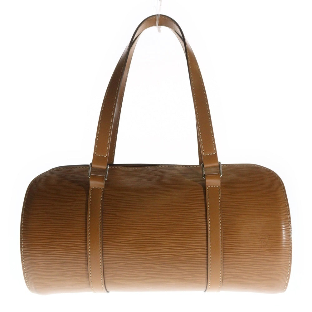 LOUIS VUITTON(ルイヴィトン) エピ スフロ ジパングゴールド ポーチ付レザーハンドバッグ ブラウン M52223