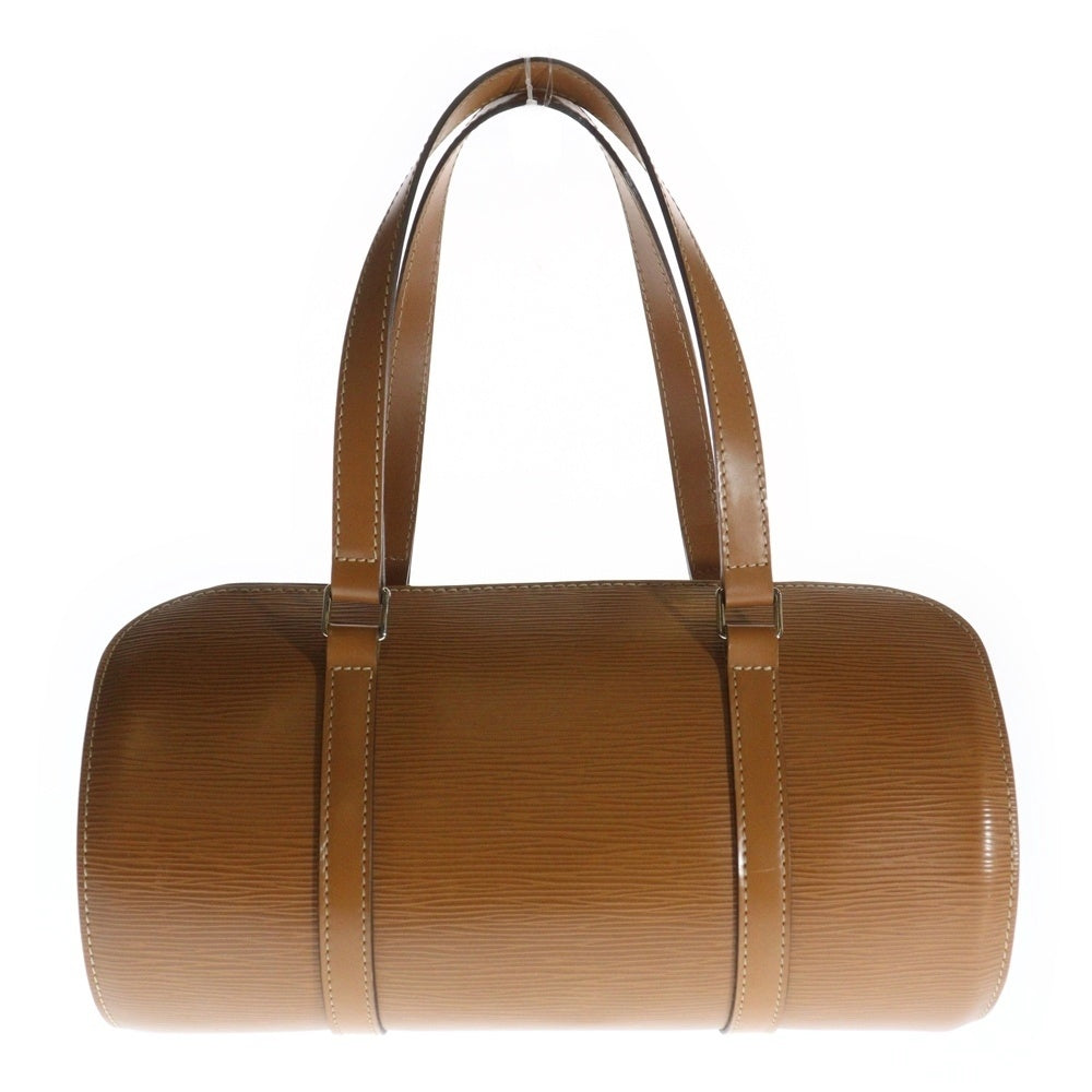 LOUIS VUITTON(ルイヴィトン) エピ スフロ ジパングゴールド ポーチ付レザーハンドバッグ ブラウン M52223