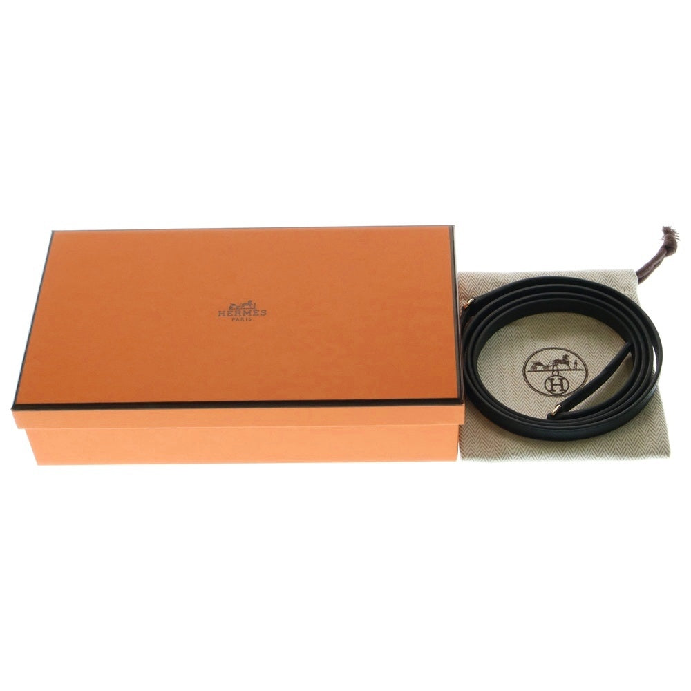 HERMES(エルメス) コンスタンストゥゴー ノワール エプソン ピンクゴールド金具 K刻印 長財布 ショルダーウォレット ショルダーバッグ