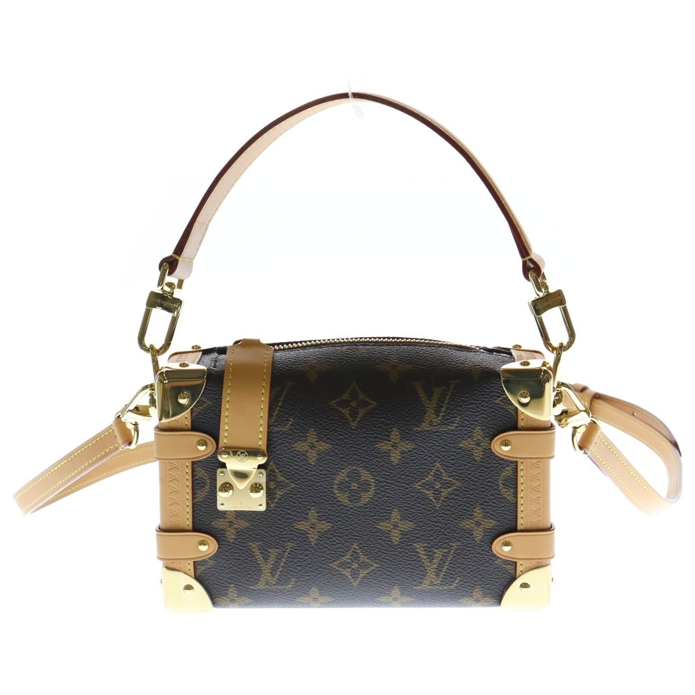 LOUIS VUITTON(ルイヴィトン) モノグラム サイドトランクPM ショルダーバッグ ミニバッグ ブラウン ゴールド金具 M46815