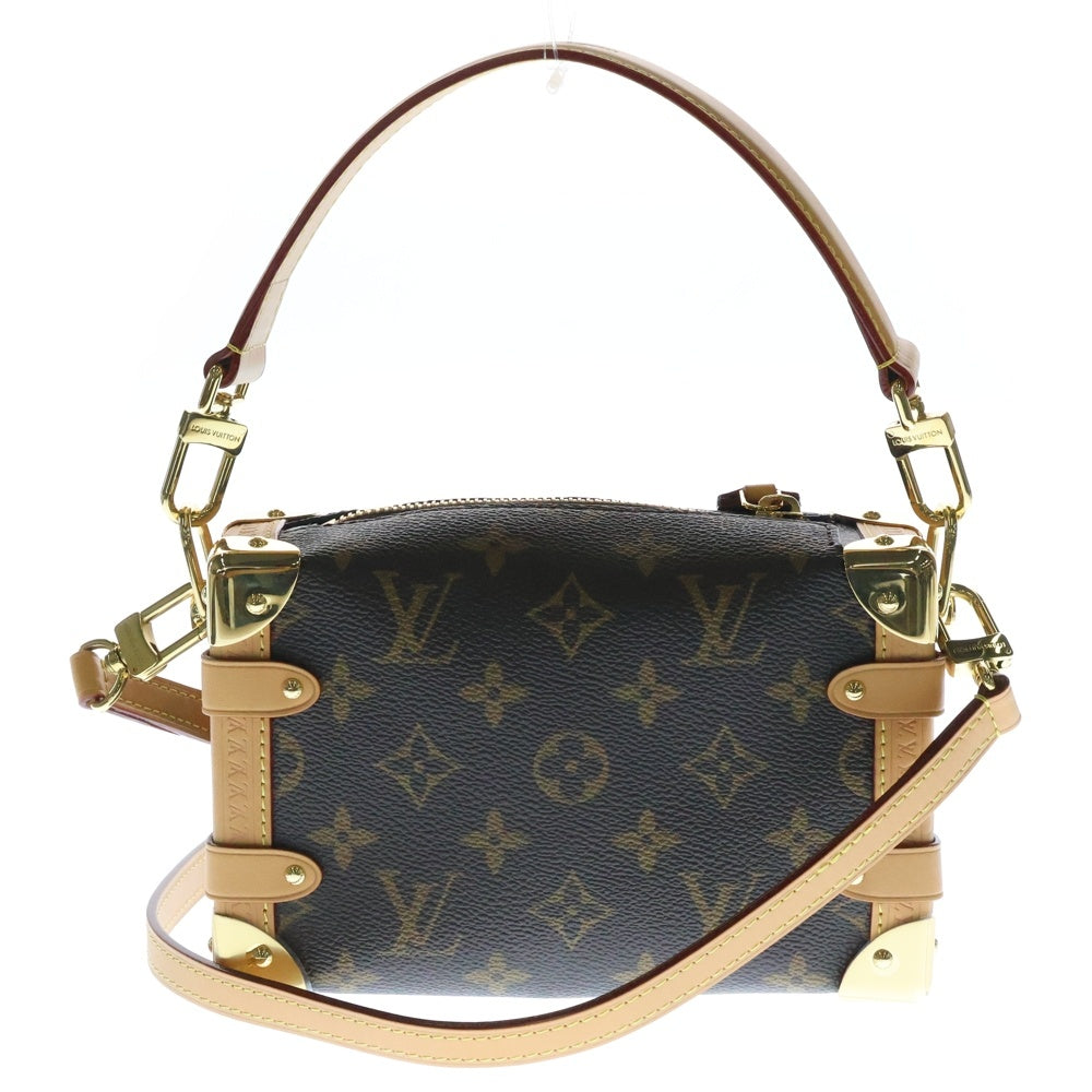 LOUIS VUITTON(ルイヴィトン) モノグラム サイドトランクPM ショルダーバッグ ミニバッグ ブラウン ゴールド金具 M46815