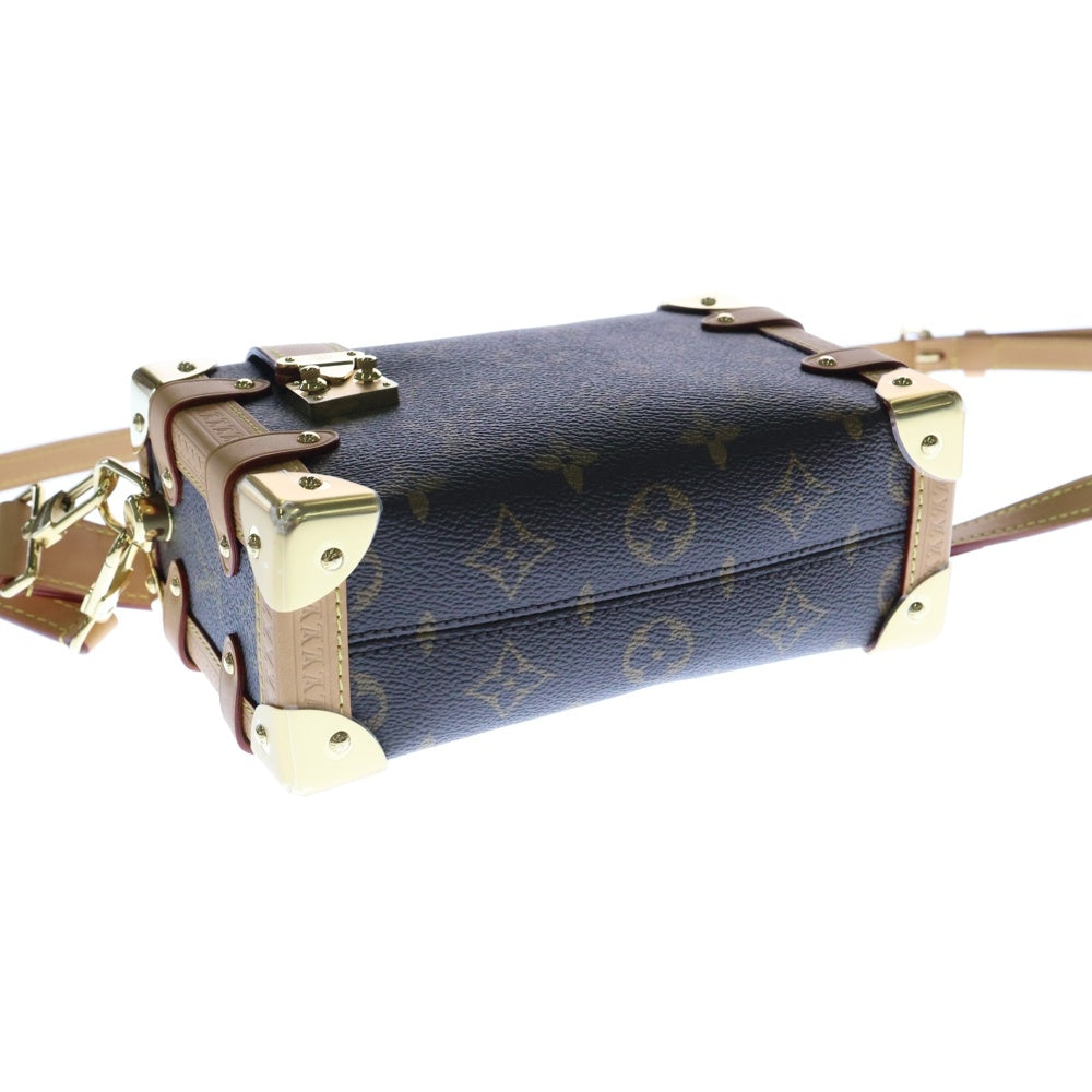 LOUIS VUITTON(ルイヴィトン) モノグラム サイドトランクPM ショルダーバッグ ミニバッグ ブラウン ゴールド金具 M46815