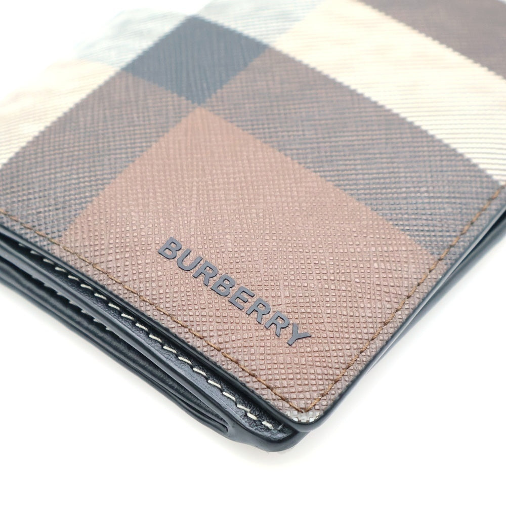 BURBERRY(バーバリー) Cavendish キャベンディッシュ 長財布 ラウンドジップ ロングウォレット キャンバス×レザー 8052803