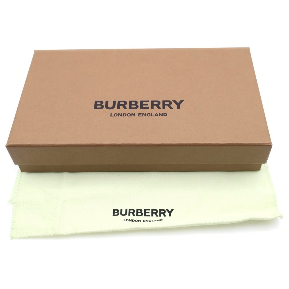 BURBERRY(バーバリー) Cavendish キャベンディッシュ 長財布 ラウンドジップ ロングウォレット キャンバス×レザー 8052803