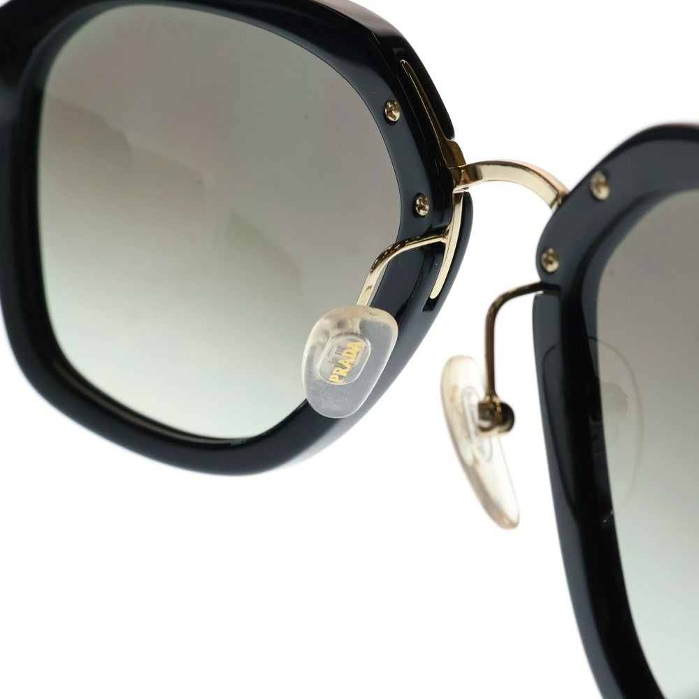 PRADA(プラダ) サングラス ブラックフレーム ブラウンレンズ グラデーション ゴールド金具 SPR 25R
