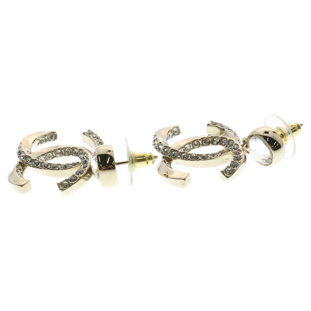 CHANEL(シャネル) ココマーク ストーン ピアス イヤーアクセサリー ゴールド GP B23B
