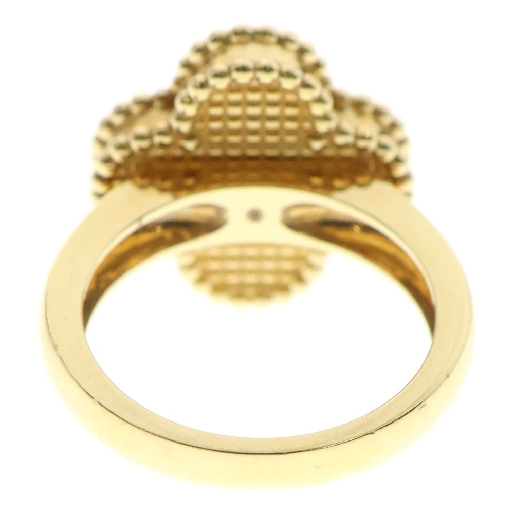Van Cleef & Arpels(ヴァンクリーフアンドアーペル) ヴィンテージ アルハンブラ 1PD ダイヤモンド マラカイト リング イエローゴールド 750YG 48 VCARO3QM00 指輪 ジュエリー アクセサリー