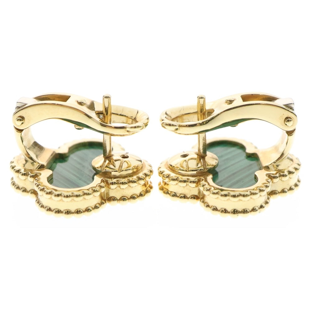 Van Cleef & Arpels(ヴァンクリーフアンドアーペル) ヴィンテージ アルハンブラ マラカイト ピアス イエローゴールド 750YG VCAR03QL00 ジュエリー アクセサリー