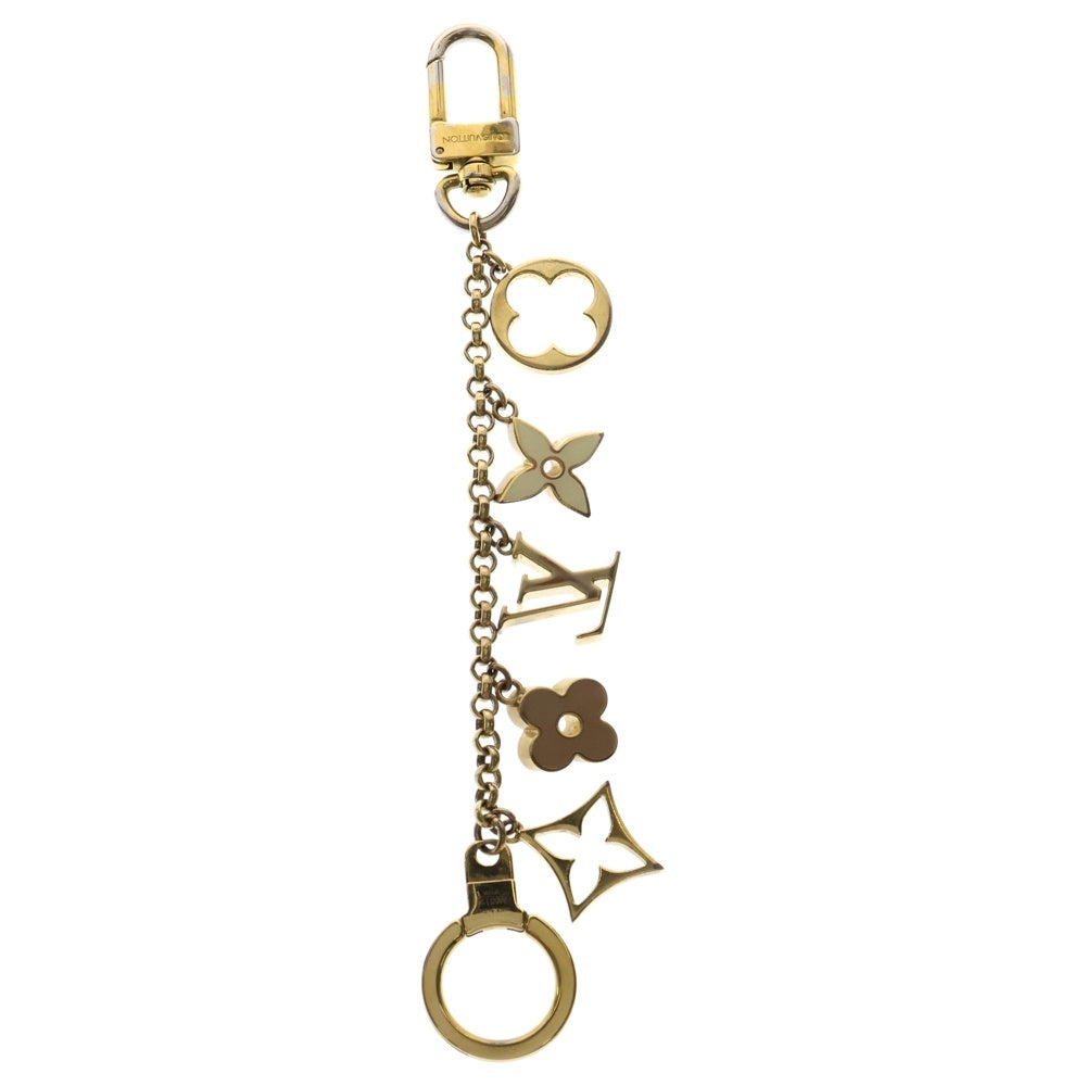 LOUIS VUITTON(ルイヴィトン) バッグチャーム チェーン フルール ドゥ モノグラム キーホルダー バッグチャーム キーホルダー ゴールド金具 M65111