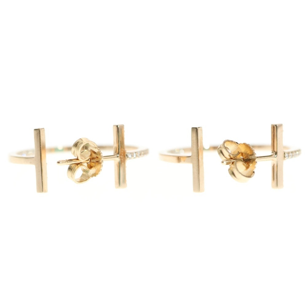 TIFFANY&Co(ティファニー) Tワイヤー フープ ダイヤモンド ピアス ピンクゴールド ジュエリー アクセサリー