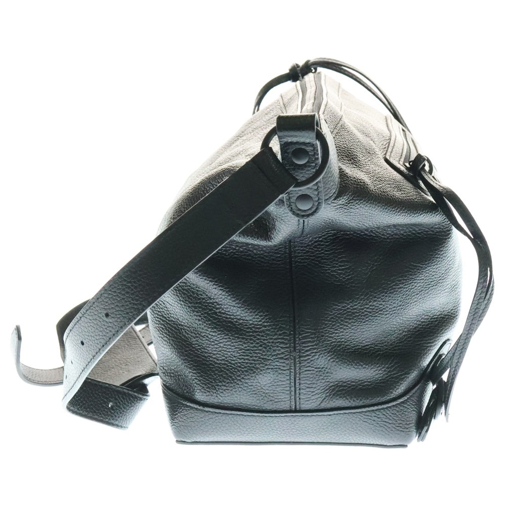 BALENCIAGA(バレンシアガ) ネオクラシック ホーボー レザー ショルダーバッグ ブラック金具 ブラック 689954