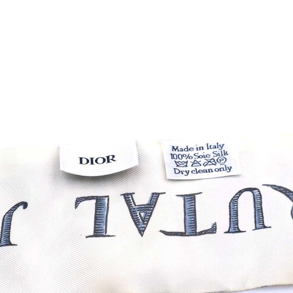 Christian Dior(クリスチャンディオール) ミッツァ シルク スカーフ アイボリー