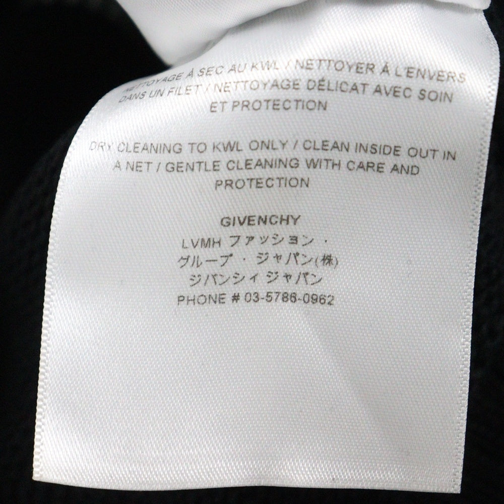 GIVENCHY(ジバンシィ) 22SS バック4G ロゴ ジャガード クルーネック ロングスリーブ 長袖 コットンニット セーター ブラック BM90G9401M