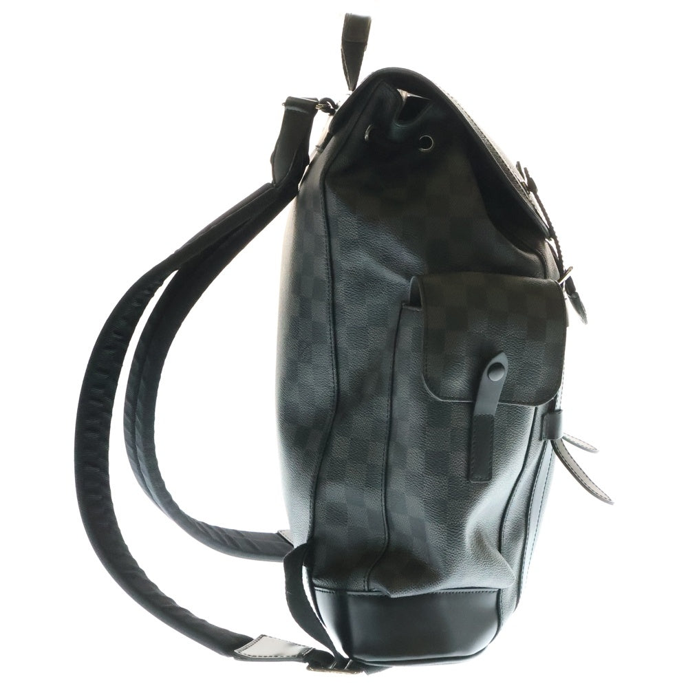 LOUIS VUITTON(ルイヴィトン) ダミエグラフィット クリストファーPM バックパック リュック ブラック PVCレザー N41379
