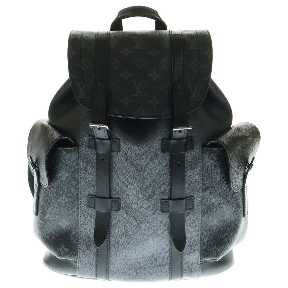 LOUIS VUITTON(ルイヴィトン) モノグラムエクリプス クリストファーPM レザーバックパック リュック ブラック M46331